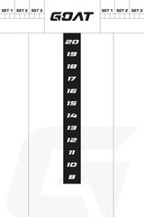 Goat White Scoreboard 45x30cm